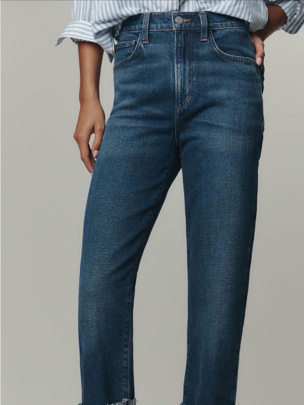 Joe’s Jeans The Margot High-Rise Cuffed Slim Jeans - Picture 4 of 4